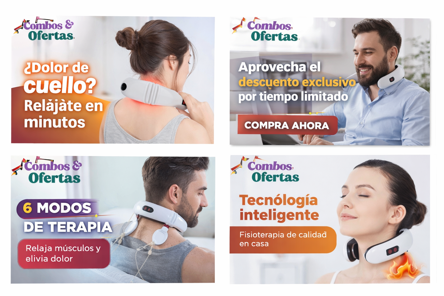 Masajeador alivio cuello y espalda
