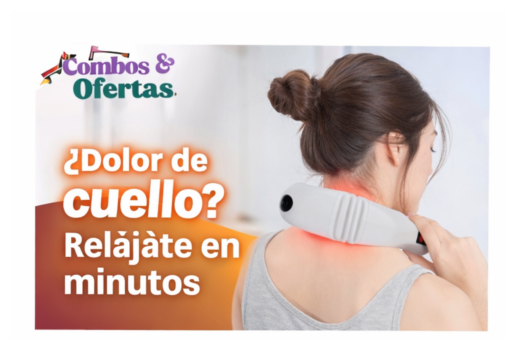 Masajeador alivio cuello y espalda